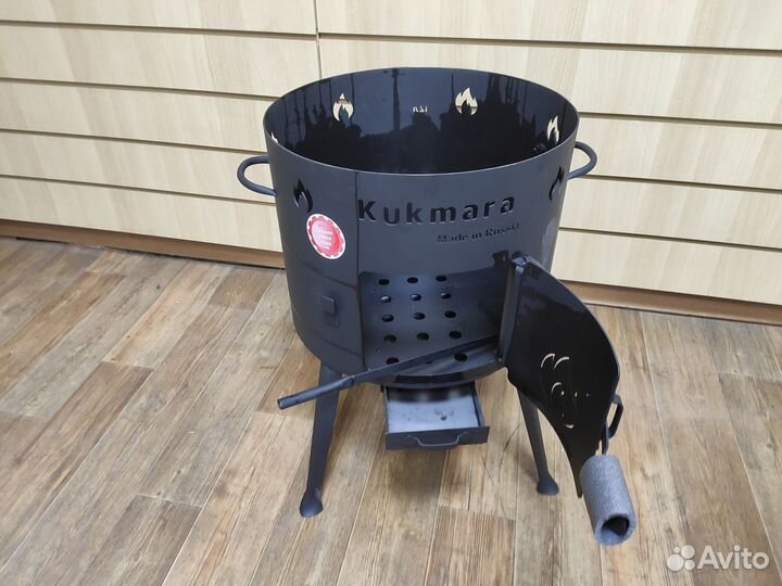 Печь для казана с дверцей 41 см