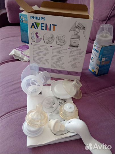 Молокоотсос avent ручной, б/у