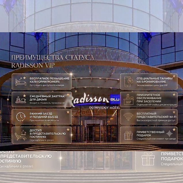 Проживание в отелях Radisson