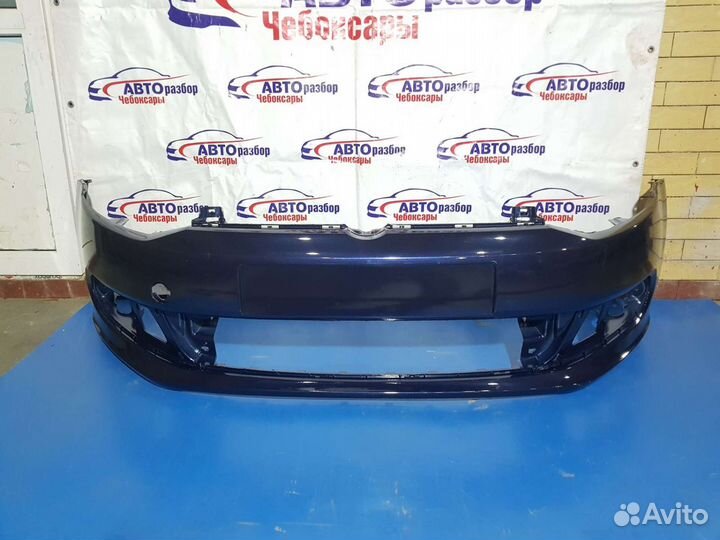 Бампер передний VW polo sedan 10-2015г