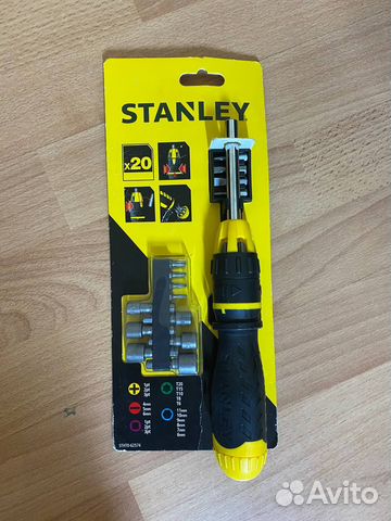 Отвертка с храповым механизмом Stanley