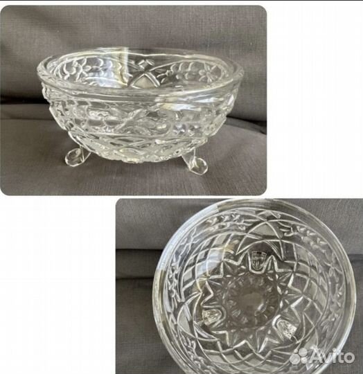 Хрустальные салатники вазы винтаж СССР