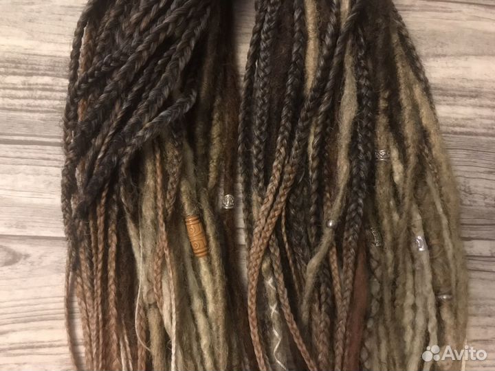 2 Комплекта де косы и дреды