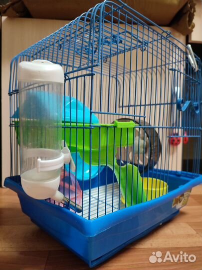 Клетка для хомяков со всеми аксессуарами