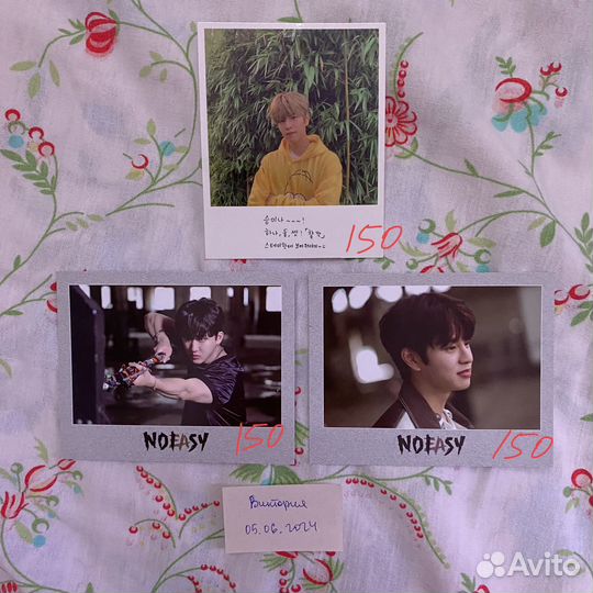 Официальные полароиды stray kids