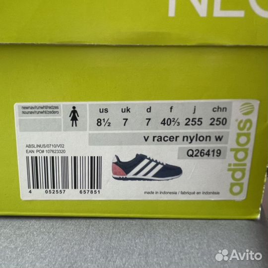 Кроссовки Adidas NEO v racer nylon w Размер 40