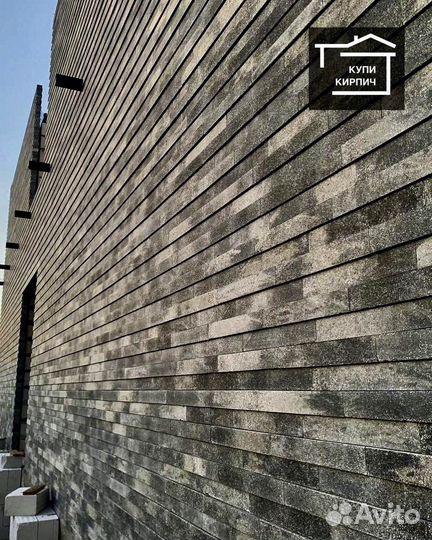 Кирпич облицовочный ригельный