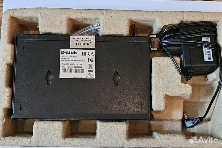 Коммутатор switch D-Link DES-1008D/L2A Black