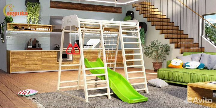 Спортивный игровой комплекс для дома Савушка