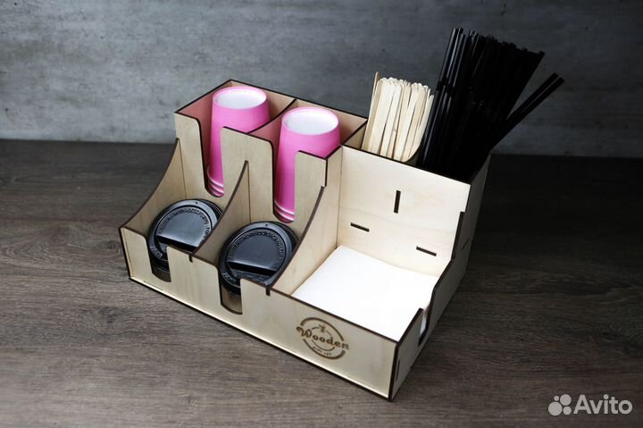 Органайзер барный для стаканчиков и крышек