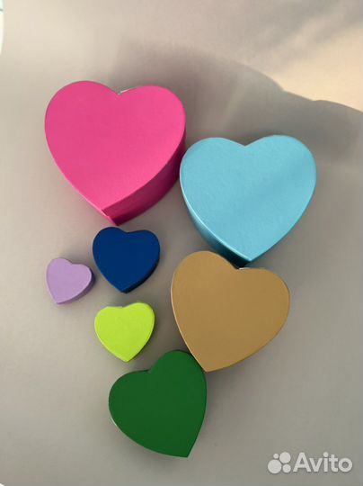 Коробки матрешка в виде сердца