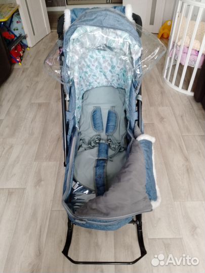 Детские санки коляска бу