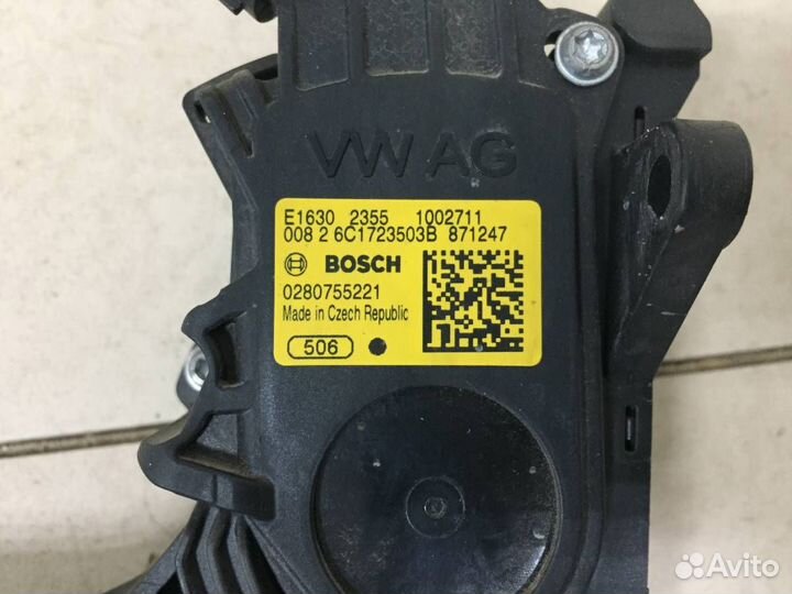 Педаль газа Skoda Rapid 2012-2020