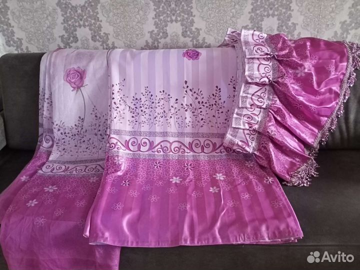 Шторы портьерные атласные