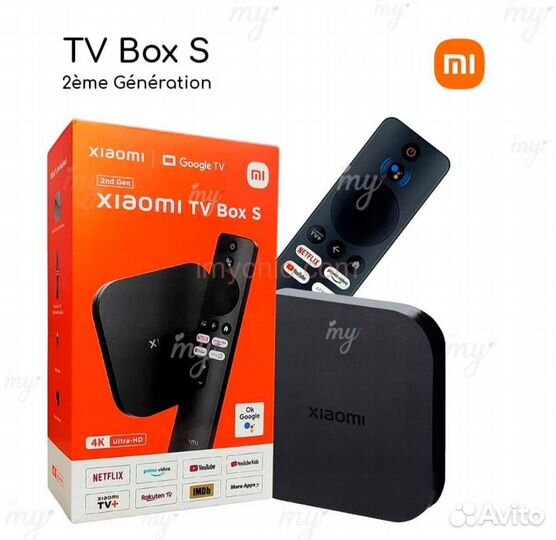 Android tv приставки xiaomi mi box s 2 nd gen