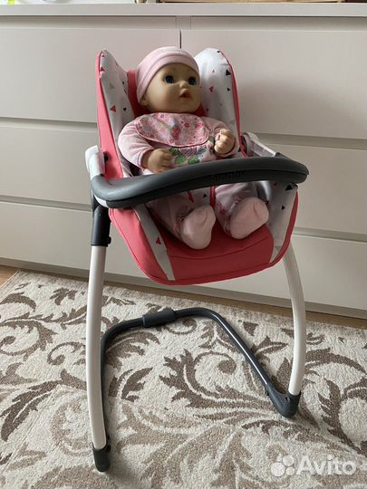 Кукольный стульчик для кормления smoby