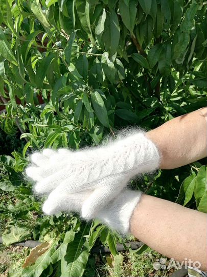 Перчатки пуховые