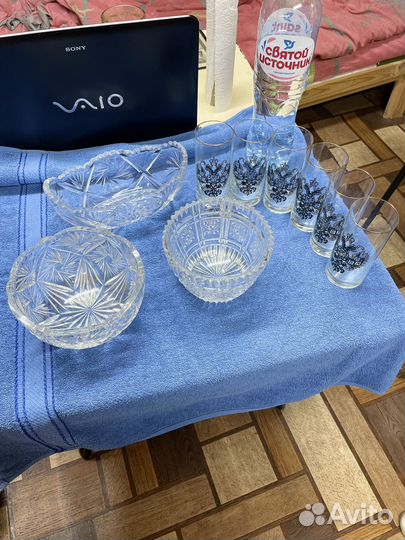 Хрустальная посуда СССР
