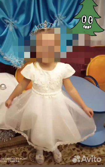 Платье на утренник для девочки