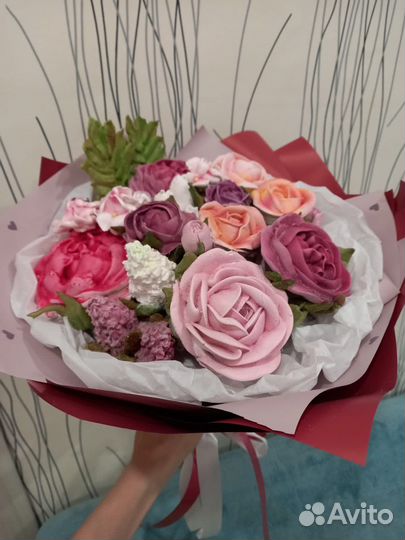 Сладкие букеты из зефира, букеты на 1 сентября