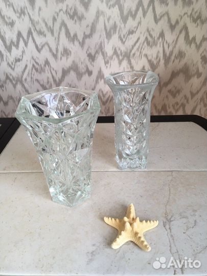 Бокалы для глинтвейна, Вазы, Кружки хрусталь, др