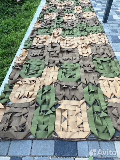 Маскировочная сетка степь 3/6м вариант 2