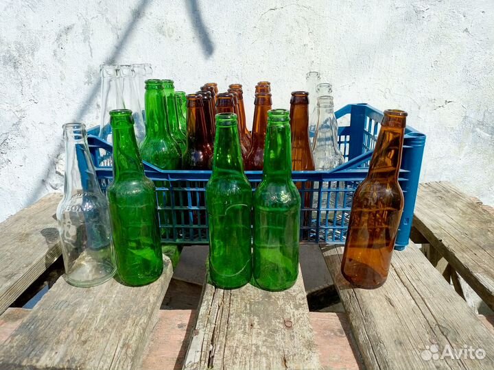 Бутылки пивные б/у