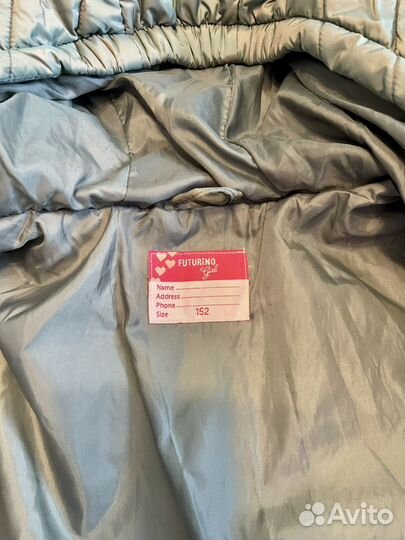 Куртка демисезонная для девочки 152 futurino