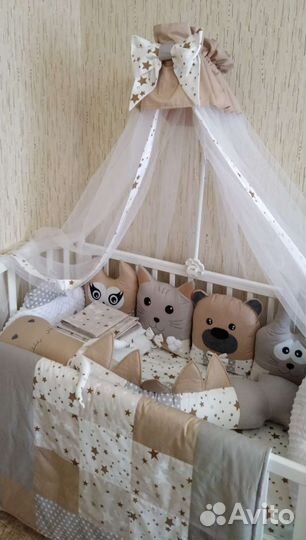 Бортики в детскую кроватку