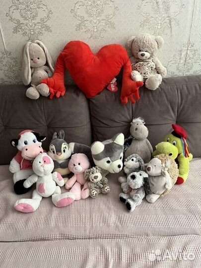 Мягкие игрушки в ассортименте