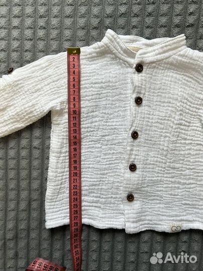 Муслиновая рубашка для мальчика