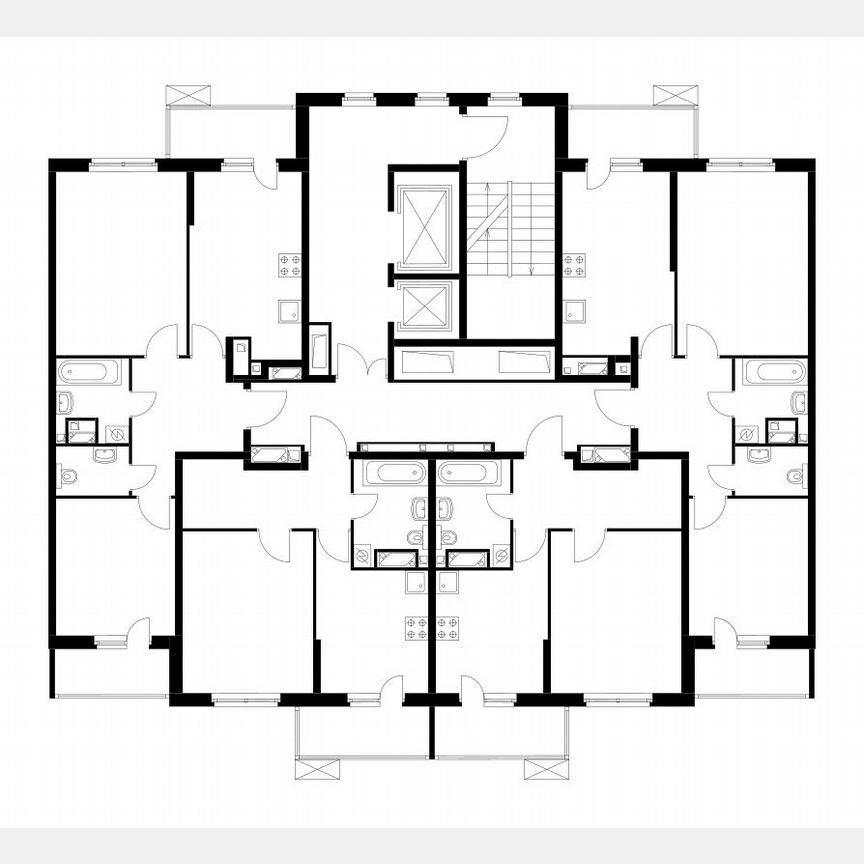 2-к. квартира, 60,7 м², 23/24 эт.
