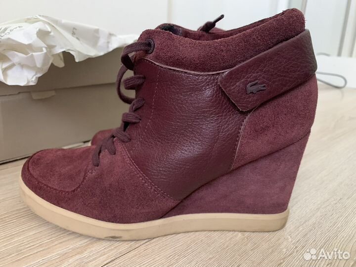 Кроссовки сникерсы женские Lacoste 38-38,5