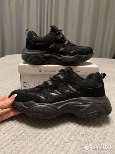 Кроссовки новые, натуральная кожа+замша, р.41