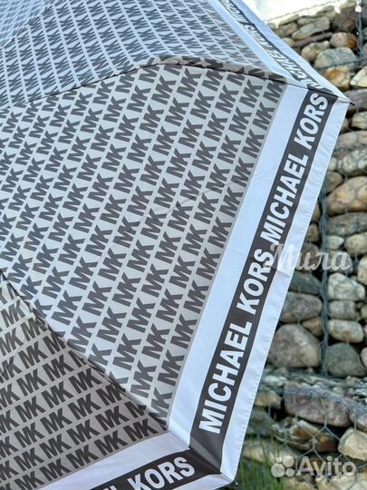 Зонт женский Michael Kors автомат серый новый
