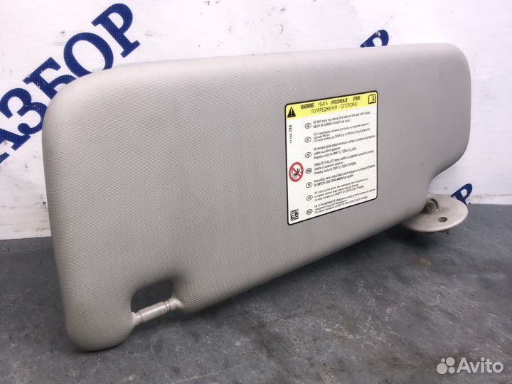 Правый козырёк aveo т300