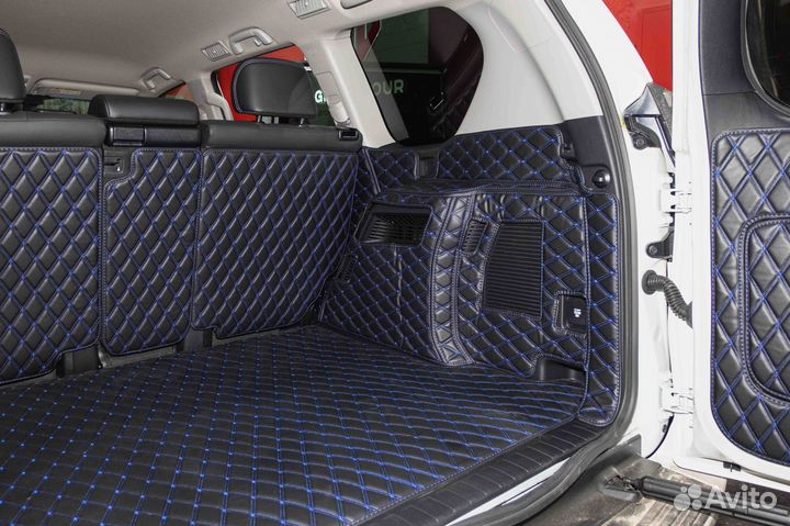 3Д коврики в багажник Toyota Prado 150 2021