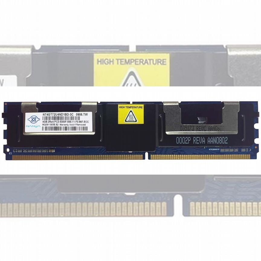 [NT4GT72U4ND1BD-3C] Оперативная Память Nanya 4gb Nt4gt72u4nd1bd-3c