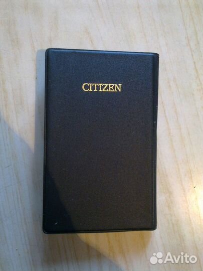 Калькулятор citizen SLD 7401