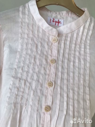 Рубашка блузка юбка Il Gufo 4 6 лет