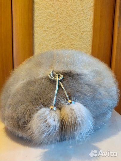 Шапка норковая женская