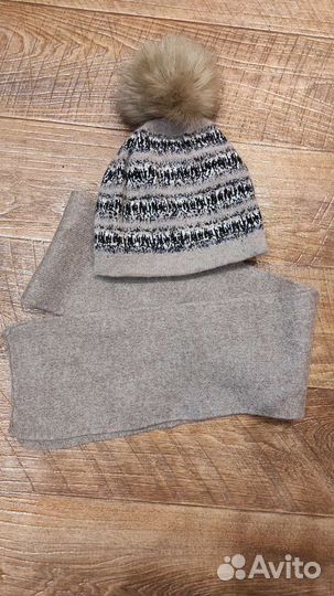 Комплект шапка и шарф