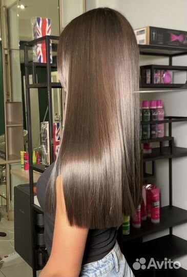 Кератиновое выпрямление