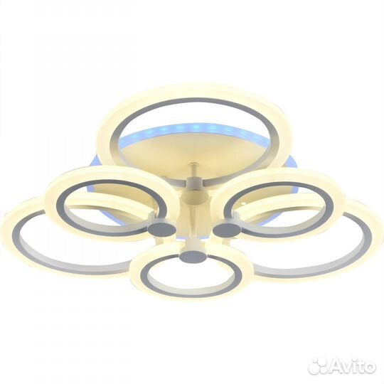 Люстра потолочная светодиодная с пультом