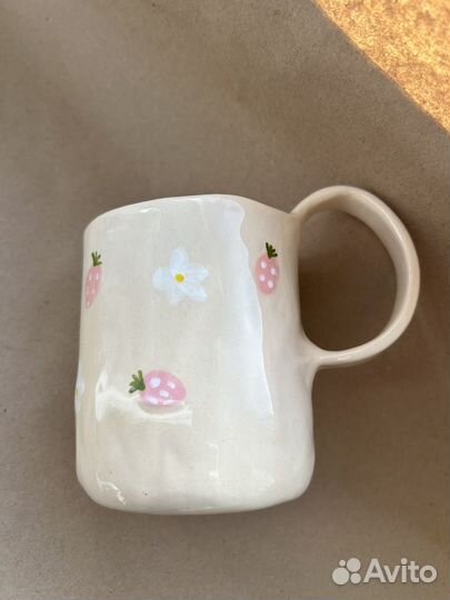 Кружка керамическая ручная работа