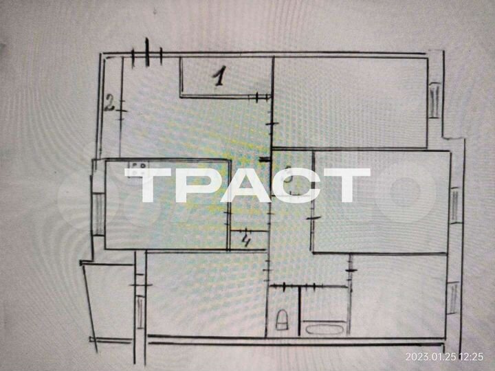 4-к. квартира, 102,1 м², 1/9 эт.
