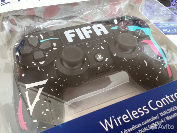 Геймпад для Sony PS4, пк, смартфон (принт фифа)