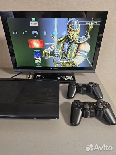 Sony Playstation 3 super slim Hen 500гб + 51 игра