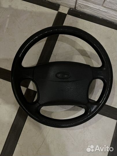 Руль priora 1 с подушкой