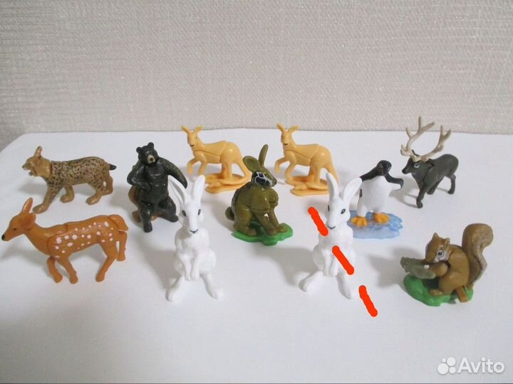 Животные из киндер сюрпризов